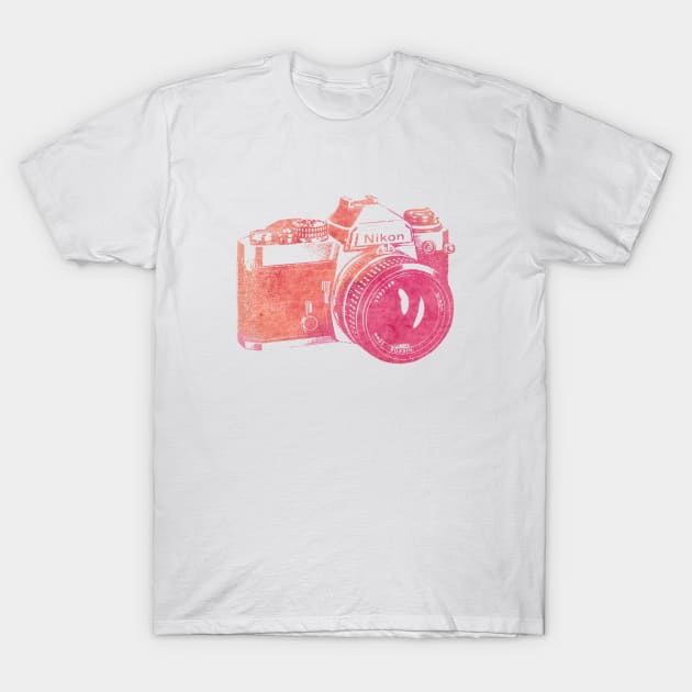 Vintage Nikon Film Camera T-Shirt by chris@christinearnold.com